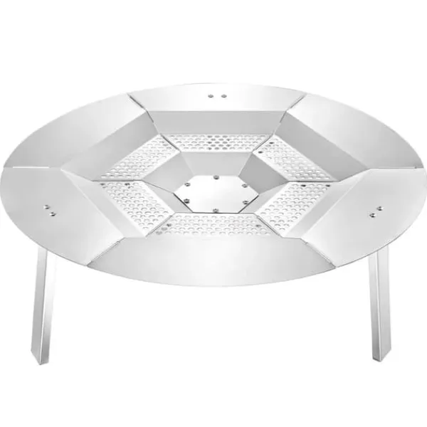 Discount Solo-komfur Yukon 685,8 mm, Bålpladsvarmeafviser, rustfrit stål Pejse