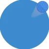 Pool- & Spatilbehør^Solopvarmende poolovertræk - Rundt PE | Diameter: 549 cm | Farve: Blå