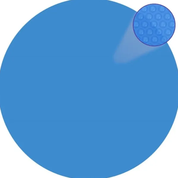 Pool- & Spatilbehør^Solopvarmende poolovertræk - Rundt PE | Diameter: 549 cm | Farve: Blå