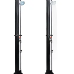 Spa & Udendørsbad^Solopvarmet udendørsbruser med brusehoved og hane 40 l - Solopvarmet Bruser - Solopvarmede Brusere - Home & Living