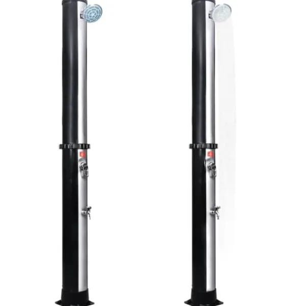 Spa & Udendørsbad^Solopvarmet udendørsbruser med brusehoved og hane 40 l - Solopvarmet Bruser - Solopvarmede Brusere - Home & Living