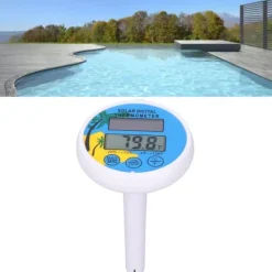 Pool- & Spatilbehør^Soltermometer Minimum Maximal Vattentemperatur Display Digital termometer för swimmingpool