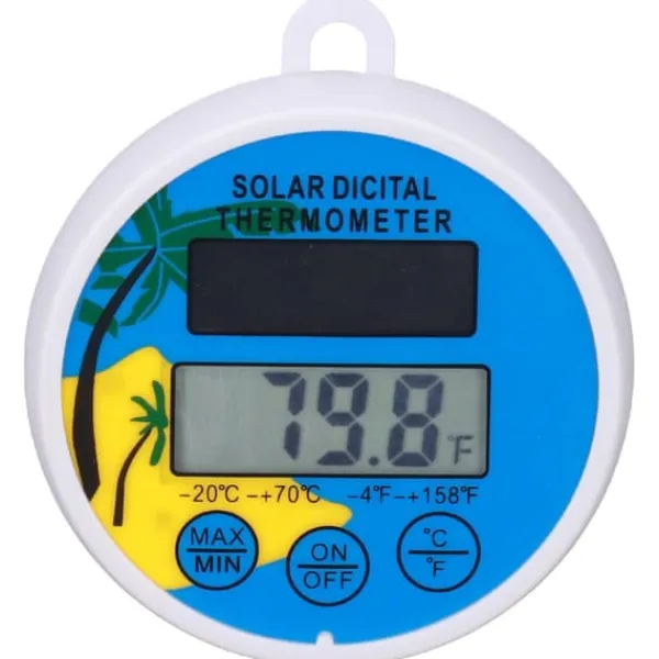 Pool- & Spatilbehør^Soltermometer Minimum Maximal Vattentemperatur Display Digital termometer för swimmingpool