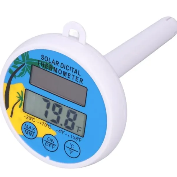 Pool- & Spatilbehør^Soltermometer Minimum Maximal Vattentemperatur Display Digital termometer för swimmingpool