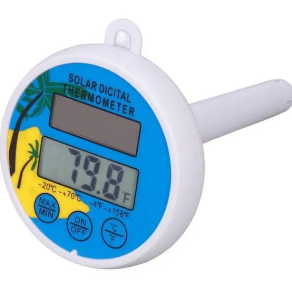 Pool- & Spatilbehør^Soltermometer Minimum Maximal Vattentemperatur Display Digital termometer för swimmingpool