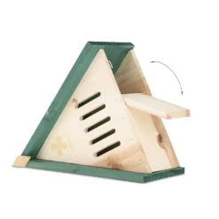 Best Sommerfuglehus, Træ, 26x27,5x16 cm, Grøn Til Fugle & Småvildt