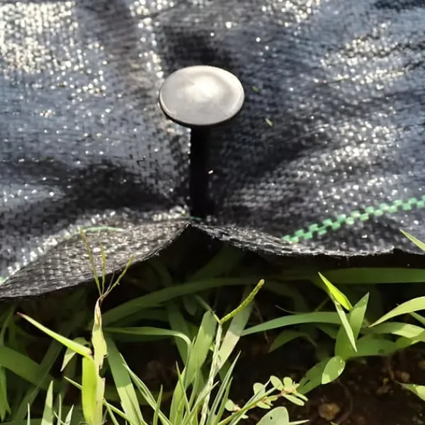 Online Sort agrotekstil til ukrudt, mulching, 3,2x100m, 70g pløkker Haveduge