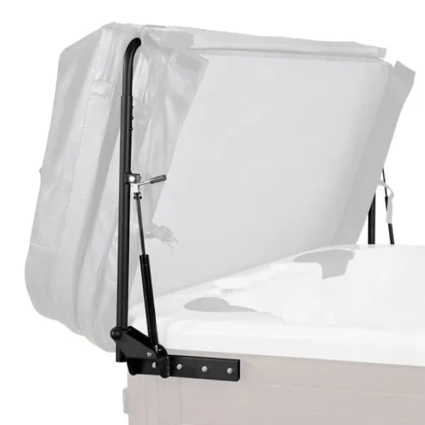Online Spa Cover Lift, Justerbar Hydraulisk, Bredde 69" - 96,5", Monteret på Begge Sider, Ideel til Forskellige Hot Tubs Spa & Udendørsbad