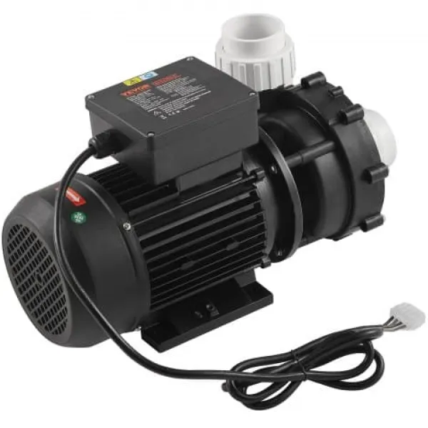Spa & Udendørsbad^Spa pumpe, dobbelt hastighed, 56-ramme, 2" port, 90° roterende interface, TÜV certificeret