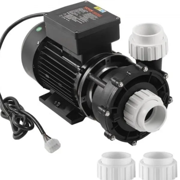 Spa & Udendørsbad^Spa pumpe, dobbelt hastighed, 56-ramme, 2" port, 90° roterende interface, TÜV certificeret