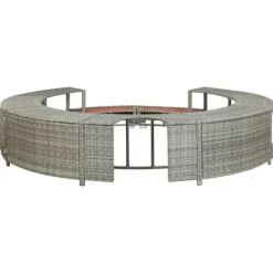 Pool- & Spatilbehør^Spakant polyrattan grå - Spakant - Spakanter - Home & Living