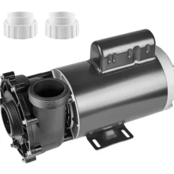 Hot Spa-pumpe med 2 hastigheder, 1600W, 39 M³/h, 15 M/400W, 19 M³/h, anti-lækage, overophedningsbeskyttelse, til hjemme- og udendørs spa. Spa & Udendørsbad