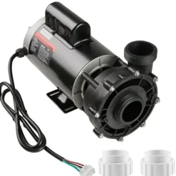 Hot Spa-pumpe med 2 hastigheder, 1600W, 39 M³/h, 15 M/400W, 19 M³/h, anti-lækage, overophedningsbeskyttelse, til hjemme- og udendørs spa. Spa & Udendørsbad