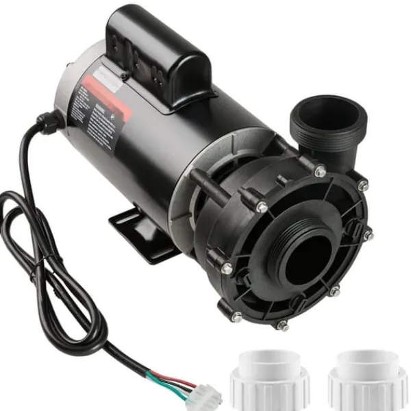 Hot Spa-pumpe med 2 hastigheder, 1600W, 39 M³/h, 15 M/400W, 19 M³/h, anti-lækage, overophedningsbeskyttelse, til hjemme- og udendørs spa. Spa & Udendørsbad
