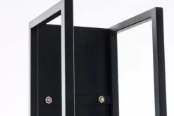 Tilbehør Til Brændeovne & Pejse^Spark 140cm Black Matt Metal Firewood Rack Storage Stand