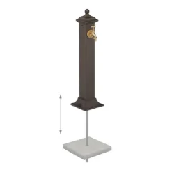 Hot Springvand, 71x17x21 cm, Brun Springvand & Damme