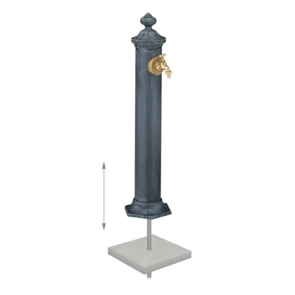 Best Springvand, 84x21.5x25 cm, Grå Springvand & Damme