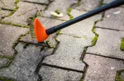 Haveværktøj^Sæt med 3 produkter. Stålbørste til fugemasse