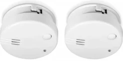 Sale Sæt med mini-røgalarmer (2 stk.) Alecto SA-102 Røg- & Kulmonoxiddetektorer