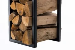 Tilbehør Til Brændeovne & Pejse^StandhoodTrek Spark - Fire Wood Holder - Høj kvalitet og bæredygtighed Farve: Matte sort | Størrelse: 100 cm