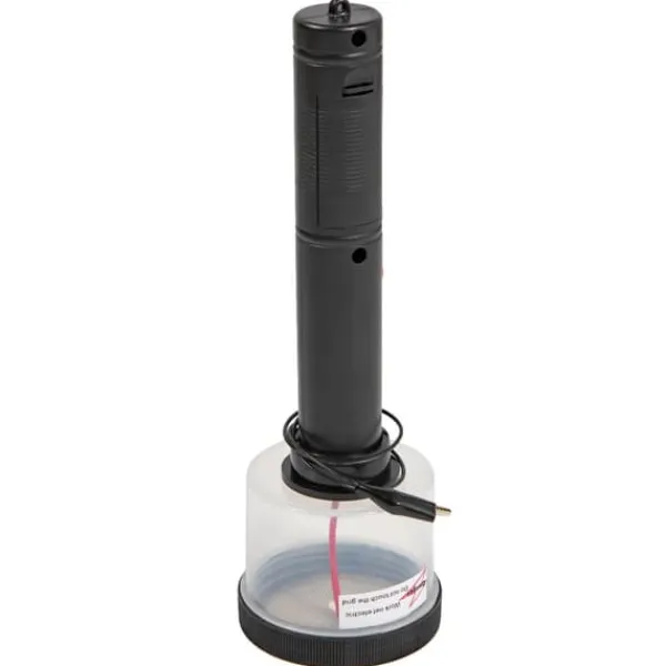 Best Statisk græs applikator - Elektrostatisk flocking maskine - 5000 V udgang - DC 3 V - ABS - Skridsikkert håndtag, 2 sigter - Sort Insektmiddel & Dyreafvisende Middel