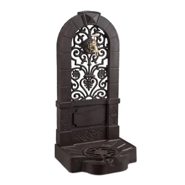 Outlet Stående springvand, 74x35,5x30 cm, brun Springvand & Damme