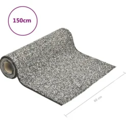 Outlet Stenfolie til havedam 150x60 cm - Holdbar og naturlig | Farve: Grå Springvand & Damme