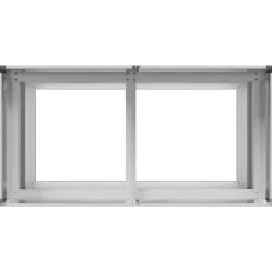 Krukker & Plantebeholdere^Stilfuld plantekasse i galvaniseret stål - Holdbar & Dekorativ | Størrelse: 80x40x80 cm