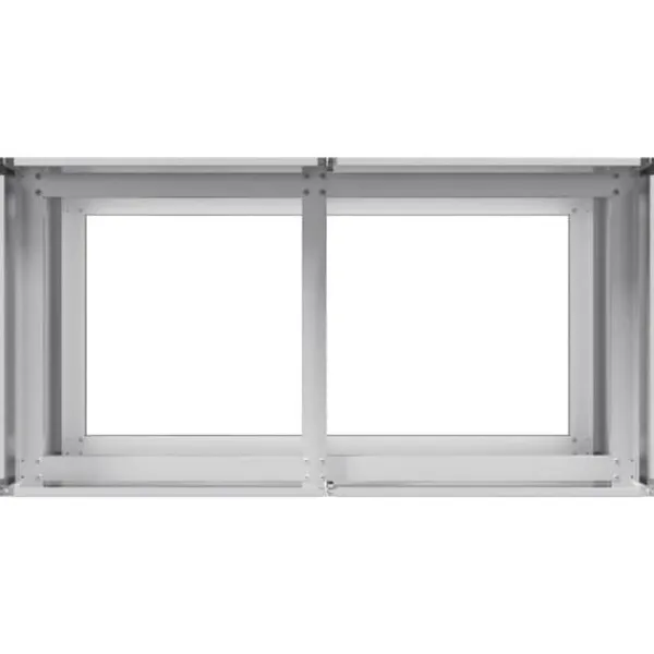 Krukker & Plantebeholdere^Stilfuld plantekasse i galvaniseret stål - Holdbar & Dekorativ | Størrelse: 80x40x80 cm