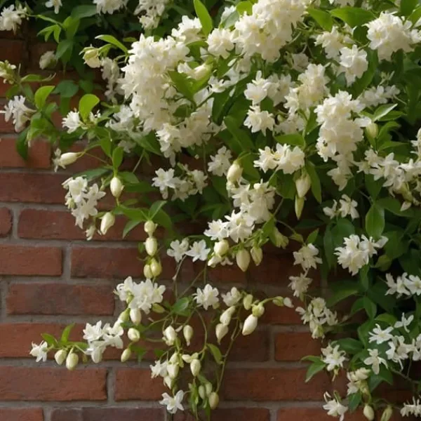 Online Stjernejasmin - Sæt 8 - Trachelospermum jasminoides - Højde 110-120cm - ⌀17cm Haveplanter