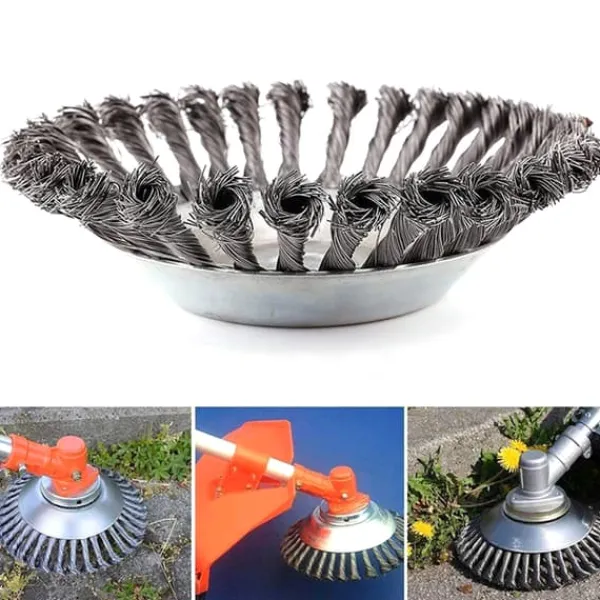 Clearance Stålbørste Fladerengøring 20 cm Havemaskiner