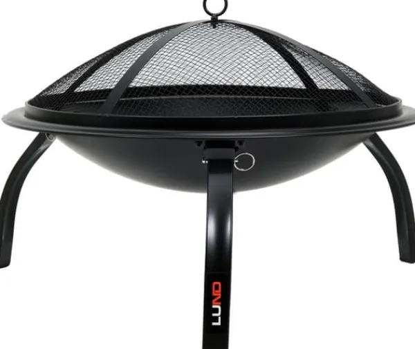 Pejse^STÅLPELDSPEJS MED FOLDBARE BEN 56*39CM - W-99912