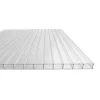 Drivhus^Stykke drivhus flervægsplade / klar polycarbonat 700x1500mm - 6mm, 2stk.