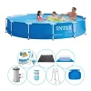 Pooler^Super Deal Pool - 8 stk - Intex Metalramme Rund 366x76 cm
