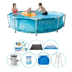Pooler^Super Deal Pool - 8 stk - Intex Metalramme Rund Strand 305x76 cm