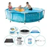 Best Super Pool Sæt - Intex Metalramme Rund Strand 305x76 cm Pooler