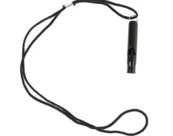 Beredskabsplaner^Survival Whistle - Aluminium - Sort
