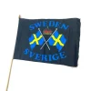 Flag & Vindposer^Svensk flag på pind
