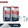 Discount Swimming Pool Salt Polish - Velegnet til saltvandssystem - 50 kg & WAYS skrubbebørste Pool- & Spatilbehør