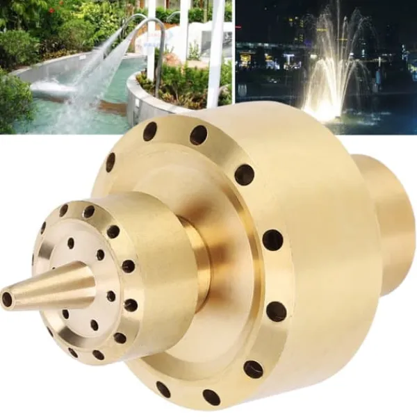 Outlet Swimming Pool Spa Kobber Sprøjtedyse Have Vandfontæne Sprinkler Sprøjtehoved Indvendigt gevind DN25 Springvand & Damme