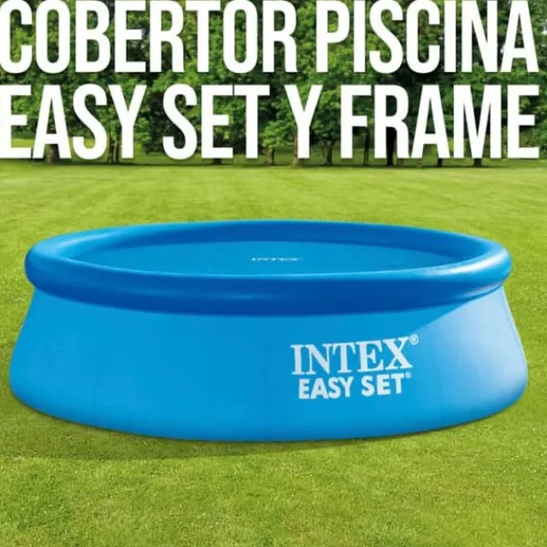 Sale Swimmingpool Cover Intex 29023 EASY SET/METAL FRAME Ø 448 cm 419 x 419 cm Pool- & Spatilbehør