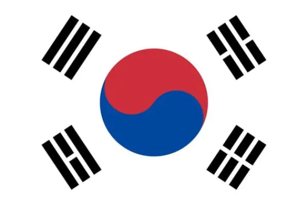 Flag & Vindposer^Sydkoreanske flag