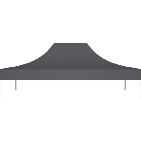 Tag til festtelt 4x3 m 270 g/m² antracitgrå - Tag Til Festtelt - Tage Til Festtelte - Home & Living Telte & Lysthuse