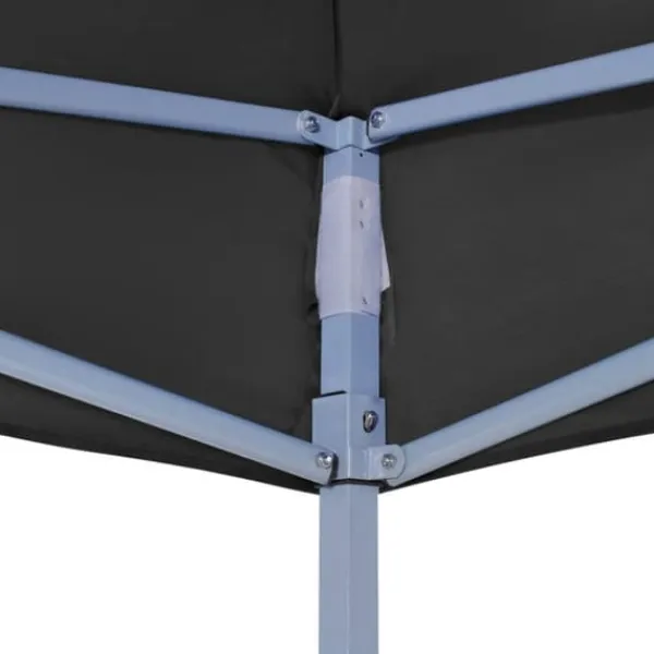 New Tag til festtelt 6x3 m - UV- og vejrbestandigt | Farve: Sort | Størrelse: 270 g/m² Telte & Lysthuse