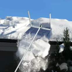 Snerydning^Tagrydningsskovl, 20/640 cm, Sølv og Marineblå