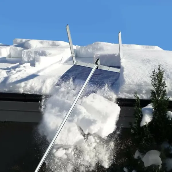 Snerydning^Tagrydningsskovl, 20/640 cm, Sølv og Marineblå