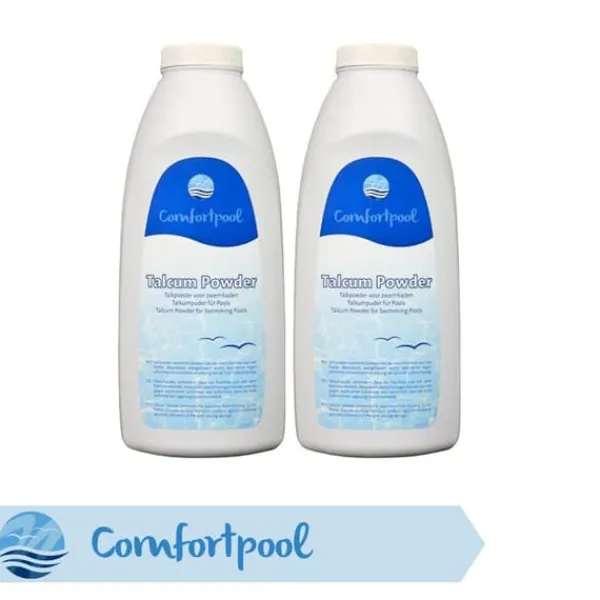 Pool- & Spatilbehør^Talkum Comfortpool - 2 stk & MÅDER Eksfolierende børste