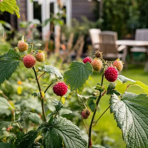 Hot Taybær - Sæt med 3 - Rubus 'Tayberry' - Højde 25-40cm - ⌀9cm Buskads