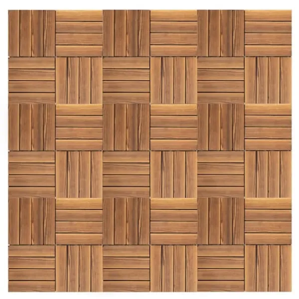 Havedekorationer^Terrassefliser, Sammenføjelig Design, Høj Belastningskapacitet,36 PCS