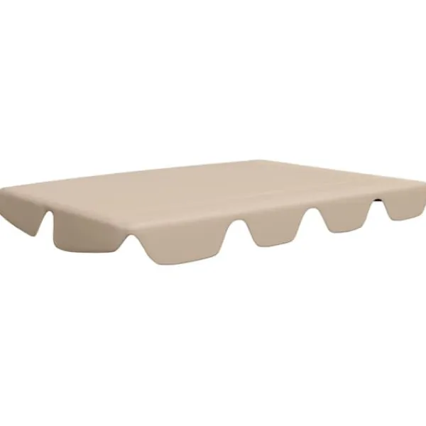 Outlet The Living Store baldakin til havegynge 188/168x145/110 cm beige - Festtelte & havepavilloner – tage Telte & Lysthuse